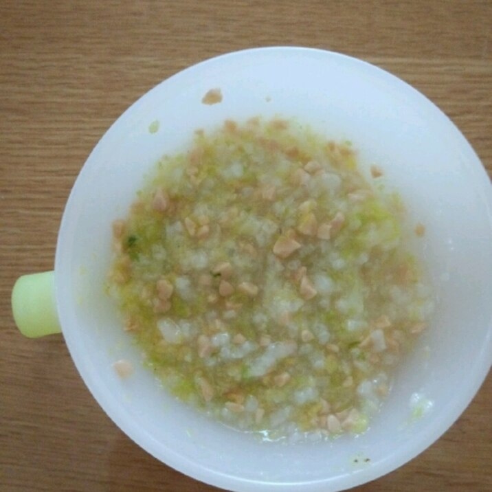 離乳食☆中期☆　白菜納豆粥